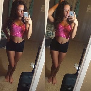 Hollister Cropped Tank Top